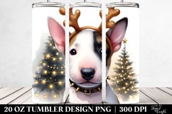 Cute Baby Bull Terrier with Cool Haircut PNG Product Image 2