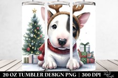 Cute Baby Bull Terrier with Cool Haircut PNG Product Image 2