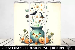Vintage Halloween Magic Potion Tumbler | 20 oz Tumbler Product Image 2