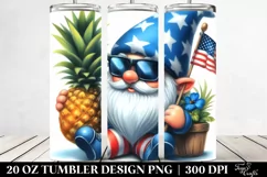 Colorful Gnome Sunglasses | 20 Oz Tumbler Product Image 2