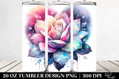 Vibrant Gardenia Diamonds Tumbler Product Image 2