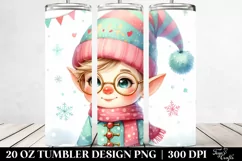 Cute Baby Elf with es 20 Oz Tumbler Product Image 2