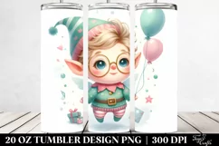 Cute Baby Elf with es 20 Oz Tumbler Product Image 2