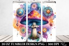 Magical Celestial Mushroom Clipart 20 Oz Tumbler Product Image 2