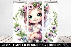 Cute Fairy and Sweet Pea | 20 Oz Tumbler Product Image 2