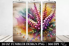 Colorful Wooden Heather | 20 Oz Tumbler Product Image 2