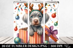 Cute Weimaraner with Vibrant Colors PNG Product Image 2