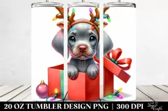 Cute Weimaraner with Vibrant Colors PNG Product Image 2