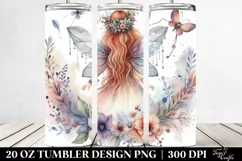 Simple Boho Fairy Clipart 20 Oz Tumbler Product Image 2