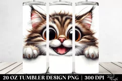 Cute Furry Bobcat Cat | 20 Oz Tumbler Product Image 2