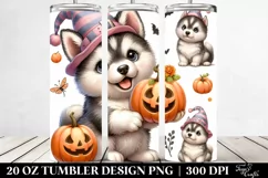 Cute Enthusiastic Siberian Husky PNG Product Image 2