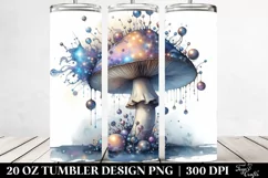 Shiny Mystical Celestial Mushroom Tumbler Product Image 2