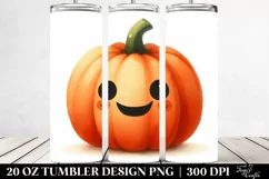 Simple Funny Pumpkin Clipart, 20 Oz Tumbler Product Image 2