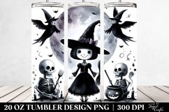 Funny Gothic Witch | 20 oz Tumbler Product Image 2