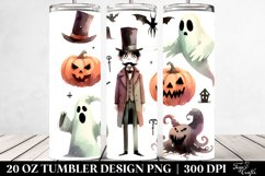 Simple Funny Nightmare Clipart, 20 Oz Tumbler Product Image 2