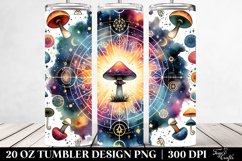 Magical Celestial Mushroom Clipart 20 Oz Tumbler Product Image 2