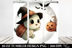 Imaginative Baby Turtle Halloween Clipart PNG Product Image 2