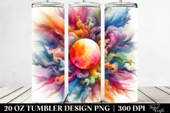 Vibrant Sun Abstract Art | 20 oz Tumbler Product Image 2