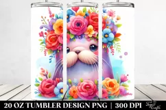 Vibrant Baby Walrus 20 Oz Tumbler Product Image 2