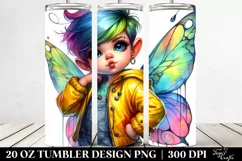 Cool Posing Baby Fairy 20 Oz Tumbler Product Image 2