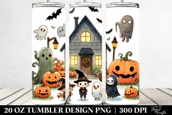 Funny Simple Halloween Clipart 20 Oz Tumbler Product Image 2