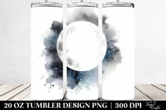 Simple Moon Image Tumbler | 20 oz Tumbler Product Image 2