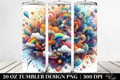 Colorfull Rainbow Wimsical 20 oz Tumbler Product Image 2