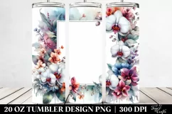 Abstract Colorful Frame, Orchid | 20 Oz Tumbler Product Image 2