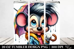 Goofy Baby Mouse Drawing | 20 oz Tumbler Product Image 2