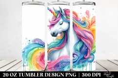 Colorful Unicorn | 20 Oz Tumbler Product Image 2