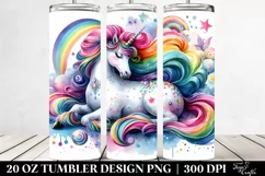 Colorful Unicorn | 20 Oz Tumbler Product Image 2
