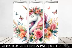 Colorful Unicorn | 20 Oz Tumbler Product Image 2