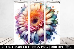 Vibrant Pastel Gerbera Tumbler Product Image 2