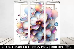 Shiny Abstract Orchid 20 Oz Tumbler Product Image 2