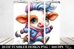 Cool Running Baby Cow 20 Oz Tumbler Product Image 2