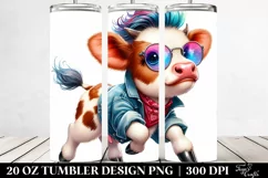 Cool Running Baby Cow 20 Oz Tumbler Product Image 2