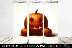pDigital Painting Jack-O'-Lantern Tumbler | 20 oz Tumbler Product Image 2