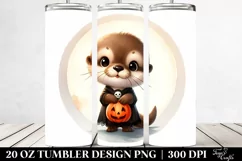 Cute Baby Otter PNG Product Image 2