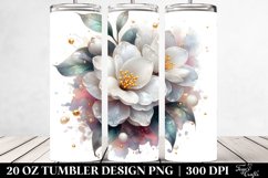 Glossy Jasmine Material Splash Tumbler Product Image 2