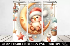 Cute Pastel Digital Painting Retro Baby Parrot | 20 oz Product Image 2