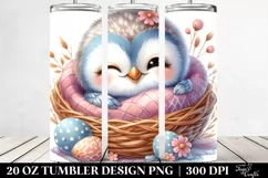 Cute Baby Owl Smiling, High-Quality Clipart Product Image 2