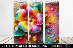 Colorful Primrose Design | 20 oz Tumbler Product Image 2