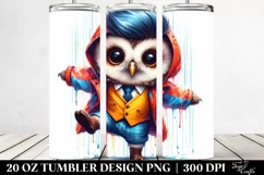 Cool Dancing Baby Owl 20 Oz Tumbler Product Image 2