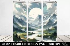 Simple Digital Painting Image | 20 oz Tumbler Product Image 2