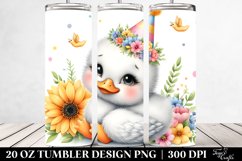 Colorful Small Baby Swan | 20 Oz Tumbler Product Image 2