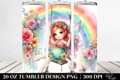 Whimsical Fairy Rainbow | 20 Oz Tumbler Product Image 2