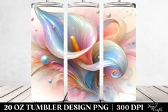Shiny Calla Lily, Material | 20 oz Tumbler Product Image 2