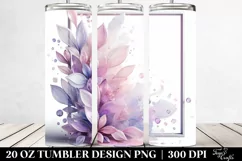 Abstract Shiny Lilac | 20 oz Tumbler Product Image 2
