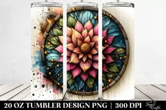 Shiny Golden Dahlia | 20 Oz Tumbler Product Image 2