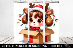 Adorable Baby Brittany in Winter Outfit, PNG Product Image 2
